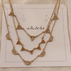 Pavé Chevron Necklace